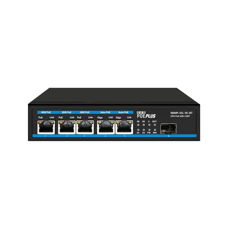 

Промышленный Класс солнечной энергии PoE сетевая ведьма с одним портом SFP