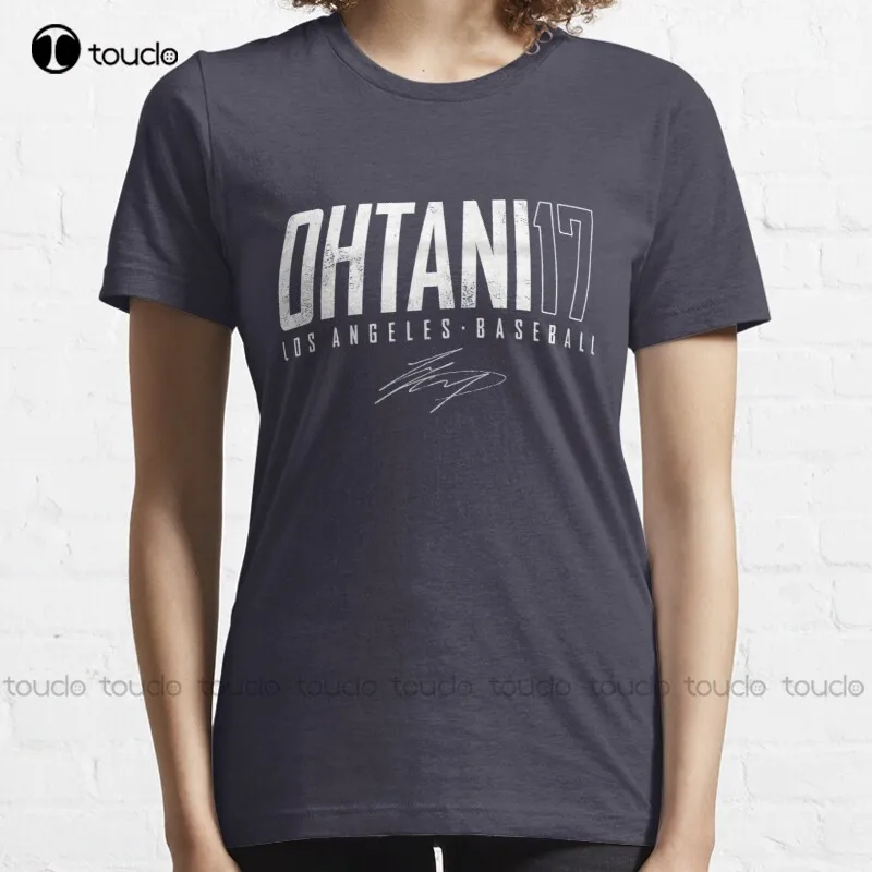 

New Ohtani 17 Baseball Shohei Ohtani Ohtani Los Angeles T-Shirt Cotton Tee Shirt S-5Xl