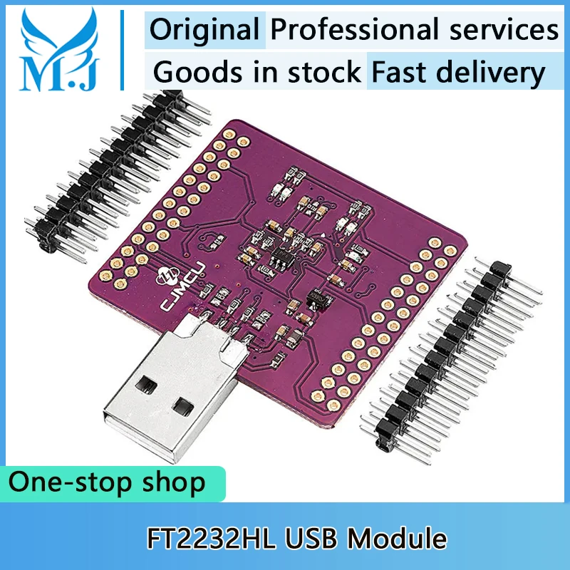 FT2232HL USB to UART/FIFO/SPI/I2C/JTAG/RS232 Converter Module External Memory Dual Channel | Компьютеры и офис