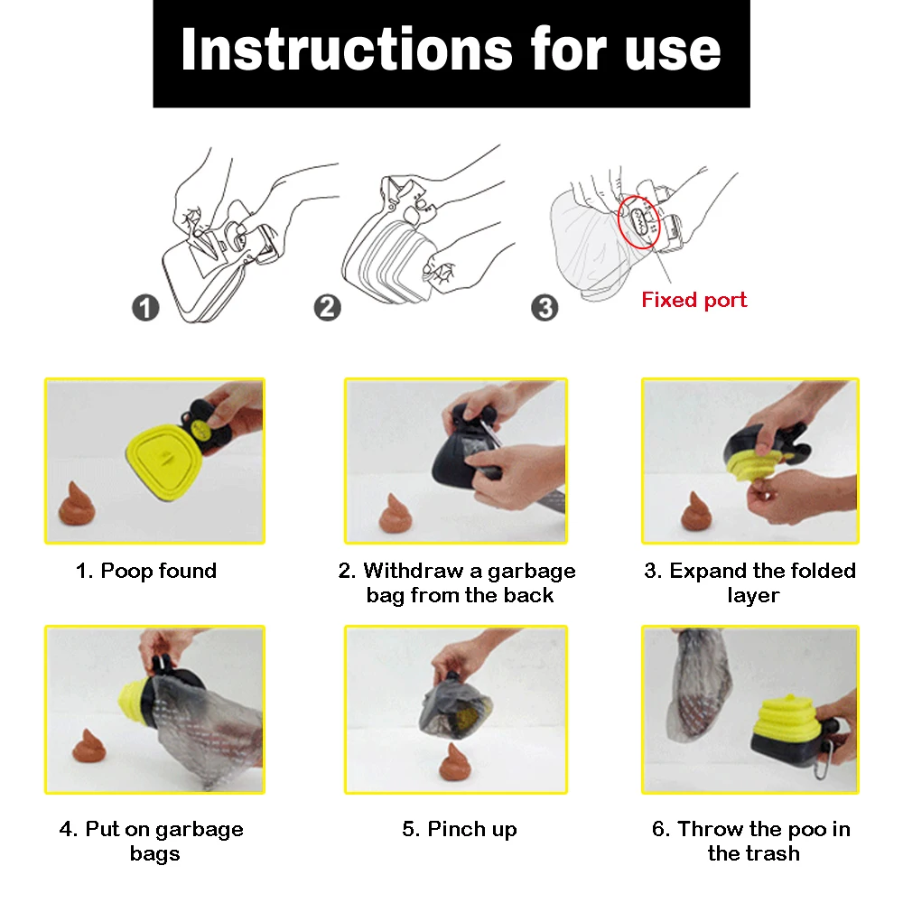 Складной коврик для собак и домашних питомцев СКЛАДНОЙ КОВШ-совок 1 рулон уборки
