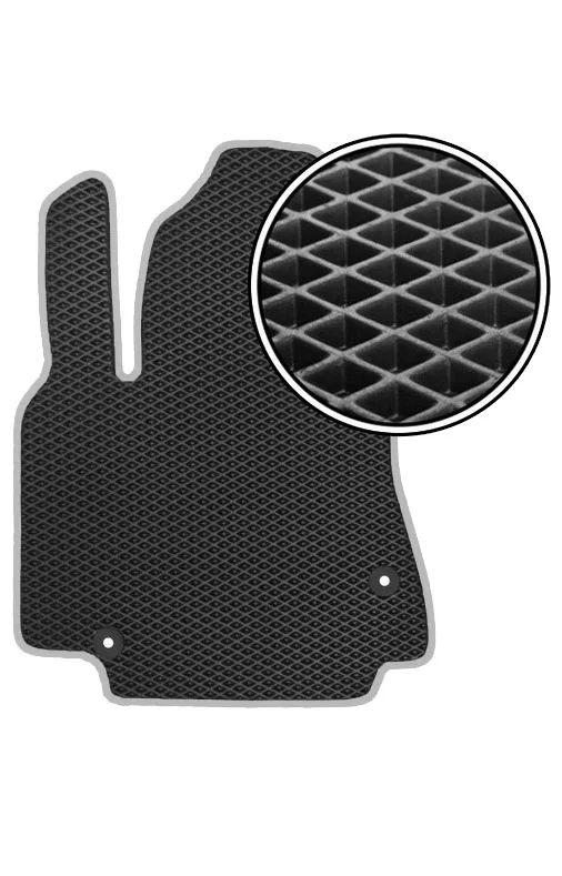 Автомобильный коврик EVA Toyota Corolla Fielder правый руль NZE 141 2006-2010 (светлосерый кант) Vicecar