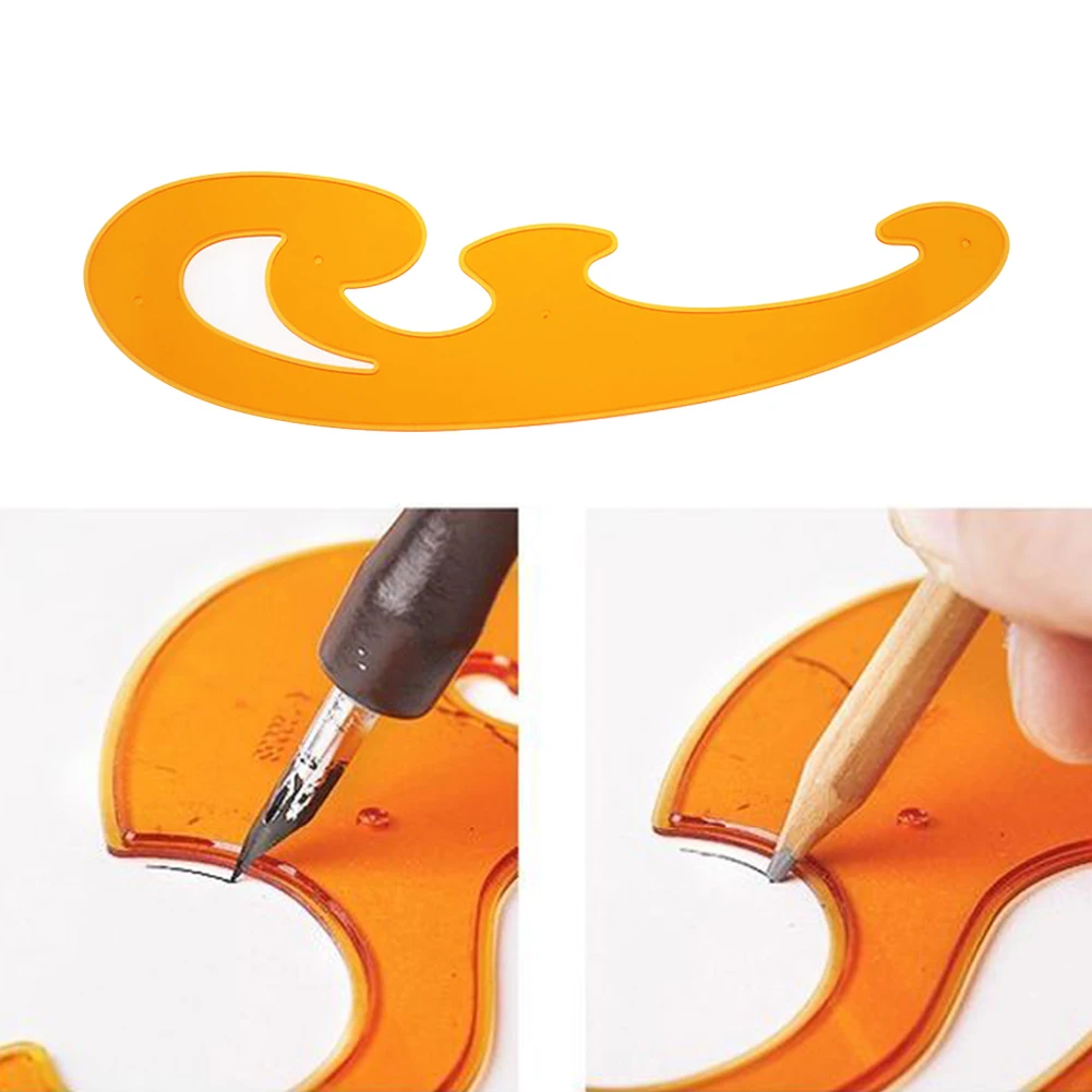 

3pcs Tailor Craft Art Supply Sewing Drawing Tool Drafting School Supplies French Curved Portable Stencil Designer Template Ruler