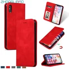 Магнитный чехол для телефона iPhone 7 8 6 6s Plus Xr X Xs Max 11 12 Mini Pro Max se 2020, роскошный кожаный чехол-книжка с отделением для карт