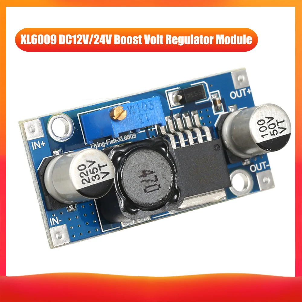 XL6009 DC12V/24 V повышающий регулятор напряжения Регулируемый автоматический