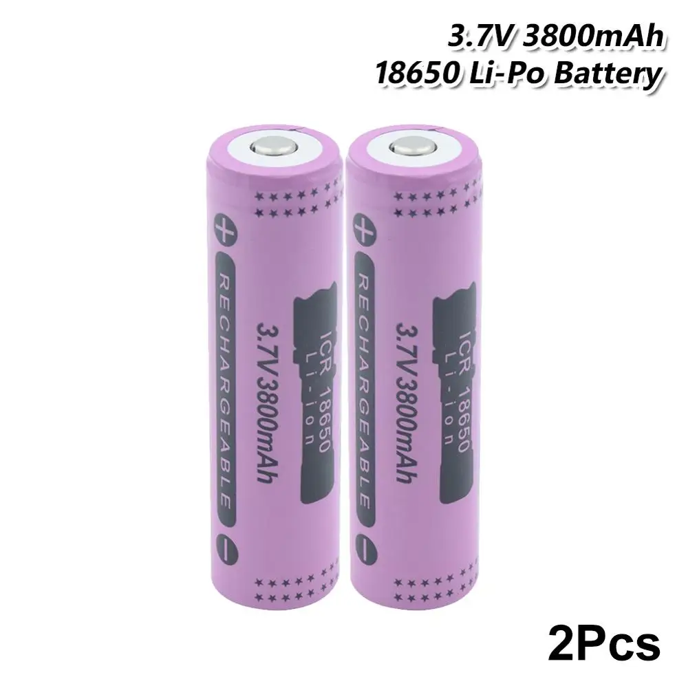 

YCDC 3.7V 18650 battery 3800mAh 18650 Lithium Rechargeable Battery For Flashlight Torch Headlamp Batteries Power Bank