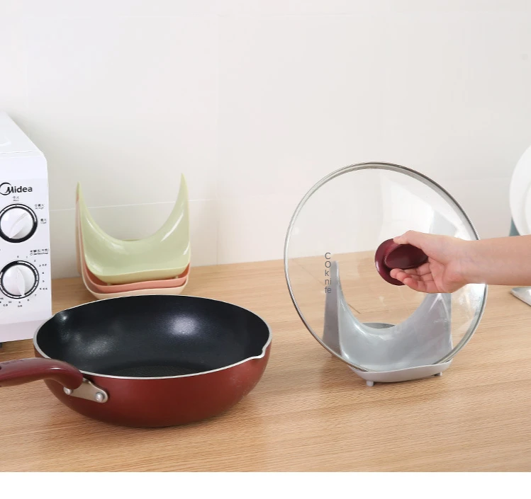 

The New Plastic Multi-Purpose Water Pot Cover Rack Kitchen Racks Household Cutting Board Rack Cutting Board Rack