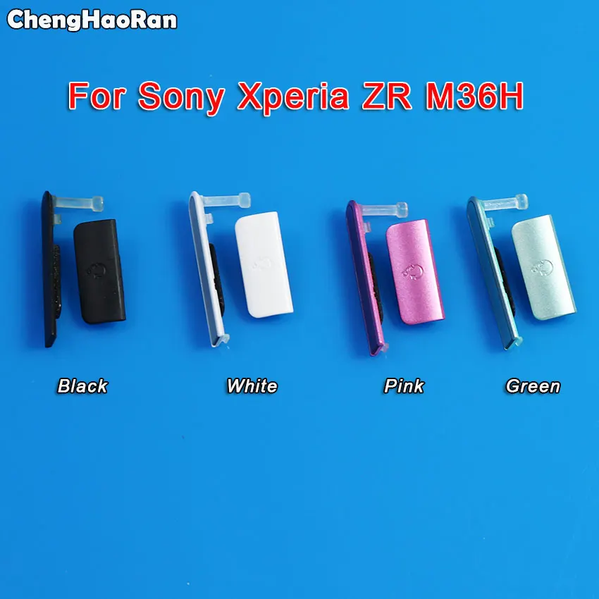 ChengHaoRan заглушка от пыли для Micro SD карты + слота SIM-карты зарядный usb-чехол Sony Xperia ZR M36h