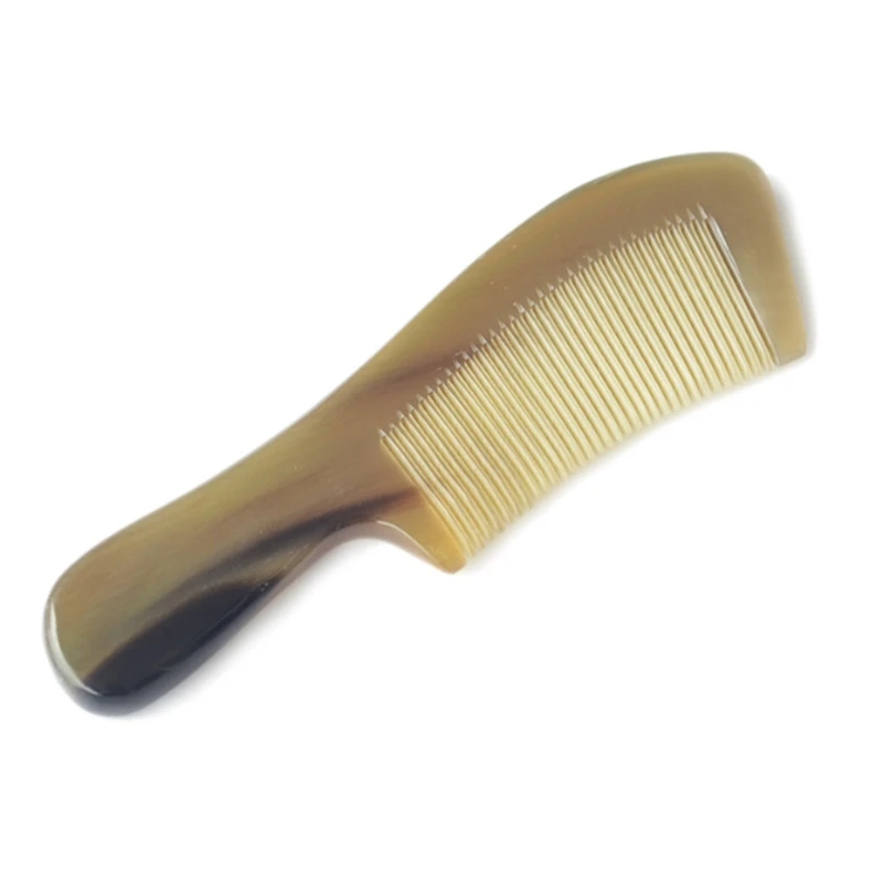 Настраиваемый Логотип натуральная расческа из овечьего и бытового рога