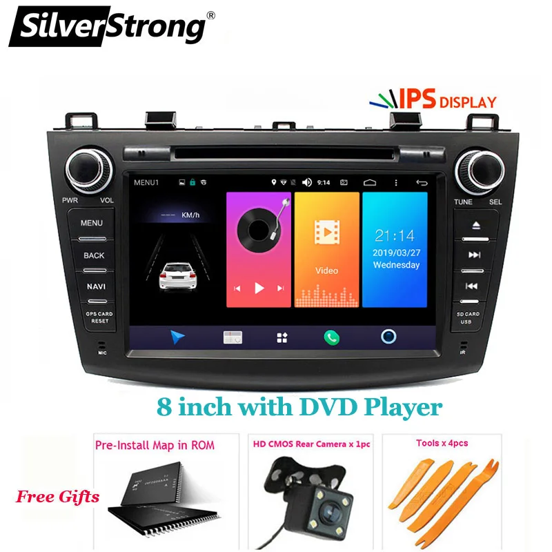 SilverStrong 4G модем Android 10,0 автомобильный DVD для Mazda 3 Axela 4G SIM Автомобильный мультимедийный Mazda 3 Bluetooth 4,0 wifi опция TPMS - Цвет: 11MAZDA3-M3-DVD
