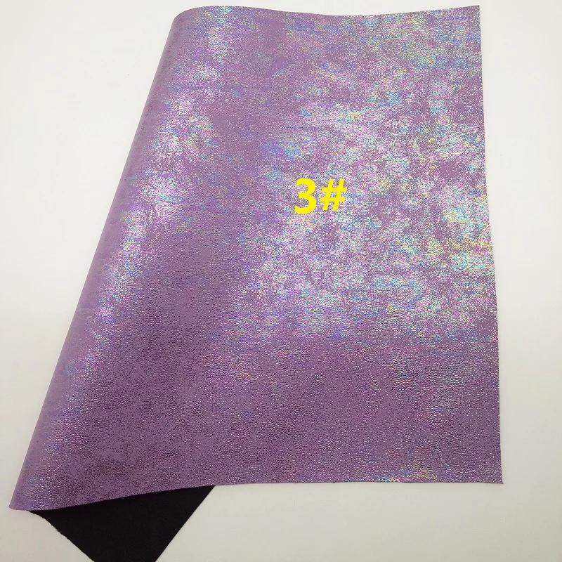 Фиолетовая блестящая ткань кружевная металлические синтетические кожаные ткани