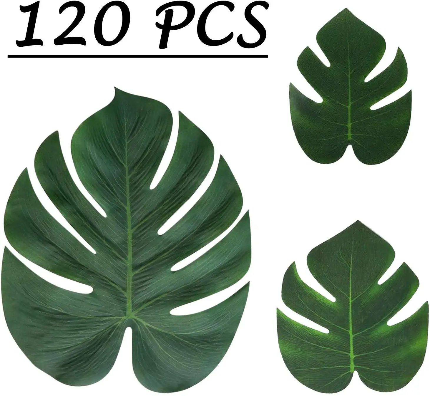 Metable (120 шт) тропические Пальмовые Листья растения имитация листьев