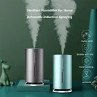 Портативный автоматический индукционный увлажнитель воздуха с аккумулятором на 1200 мАч, USB-устройство для увлажнения воздуха, Ароматический диффузор, ультразвуковые мини-увлажнители воздуха для дома