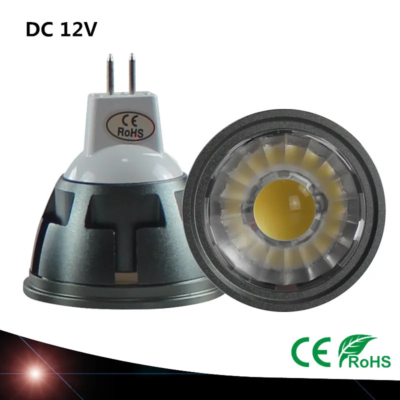 Светодиодный прожектор 12V DC MR16 3W 5W 7W с регулируемой яркостью холодный белый 6500k