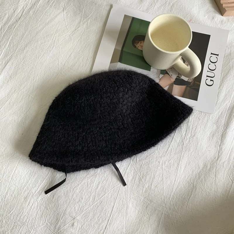 Панама в стиле Харадзюку 2021 однотонная женская шапка для рыбалки осенне-зимние