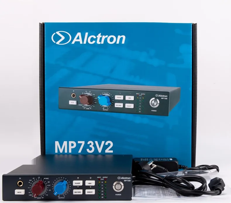 Профессиональный одноканальный микрофонный усилитель ALCTRON MP73V2 студийная запись