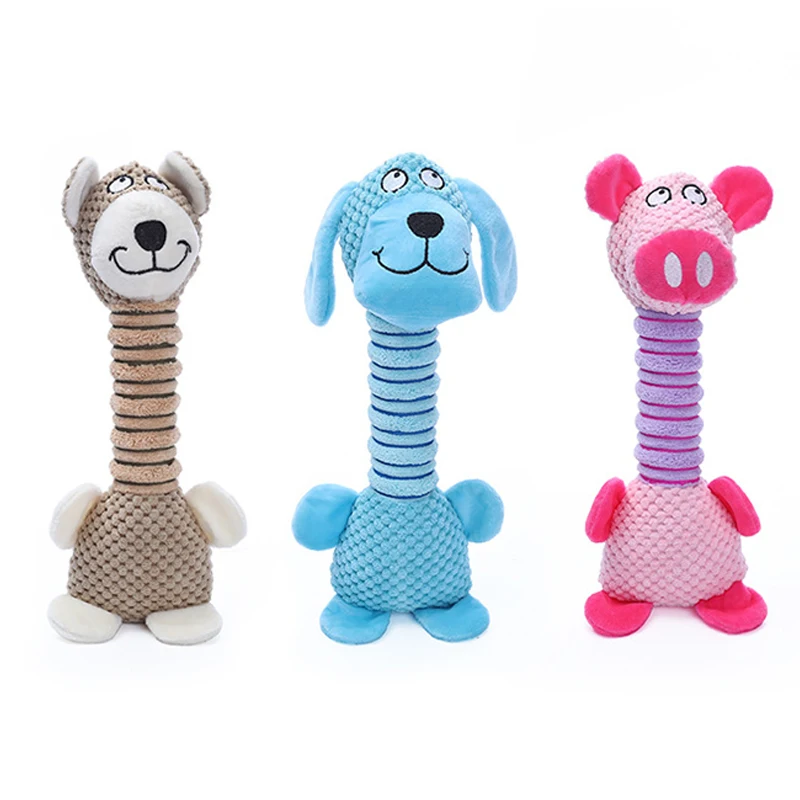 

Dog Puppy Toys Pet Supplies Pets Chew Toy Animal Shape Bite Resistant For Small Medium Dog Accessories Plush Sounder Toys