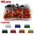 Для YAMAHA YZF R1 R1M R15 R25 R3 R6 R125 R15 R25 для HONDA YAMAHA YZ SUZUKI Dirt Pit Bike полный обтекатель Болты Kit Кузов винты