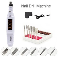 arte clavo ru fast delivery professional electric nail drill machine 1set 6bits pedicure drill pen set nail art equipment tools