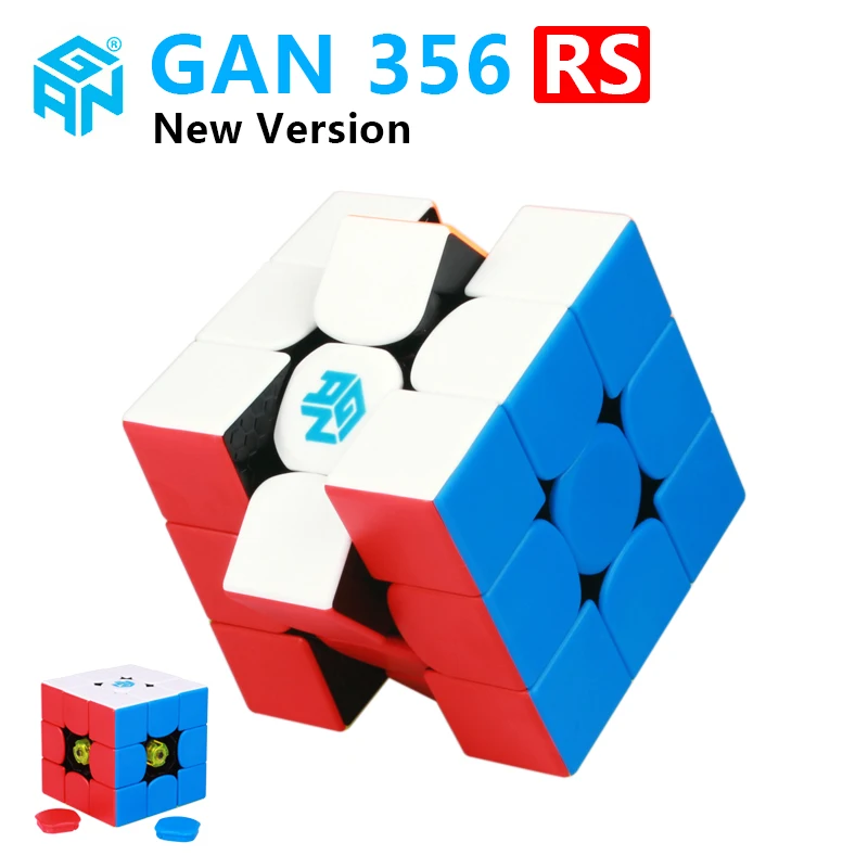 Магический скоростной куб Gan356R S 3x3x3 профессиональные палеры без наклеек Gan356 RS 3x3