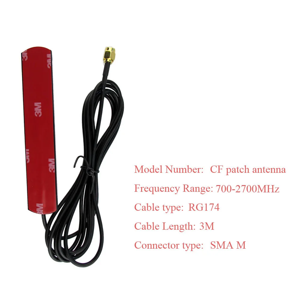 3G 4G LTE Patch Antenna 700-2700MHz 5dbi TS9 CRC9 SMA Male Connector Router Extension Cable Antenna Universale WIFI Antenna