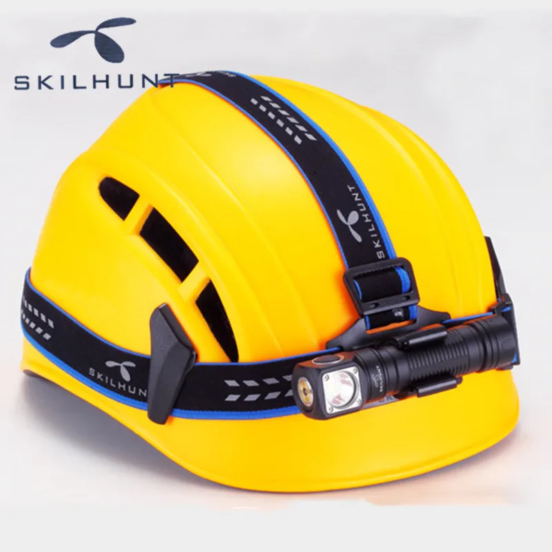 Магнитная перезаряжаемая Рабочая головная лампа Skilhunt H04RC H04FRC H04RRC носимый