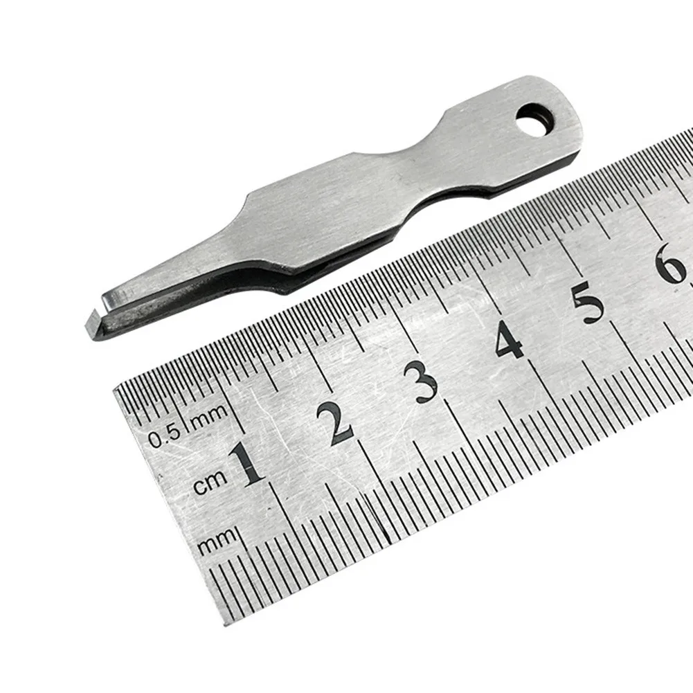 

6cm Hook Eye Cleaner Pin Fly Fishing Cleaner Pin Multifunction Silver Stainless Steel Fly Fishing