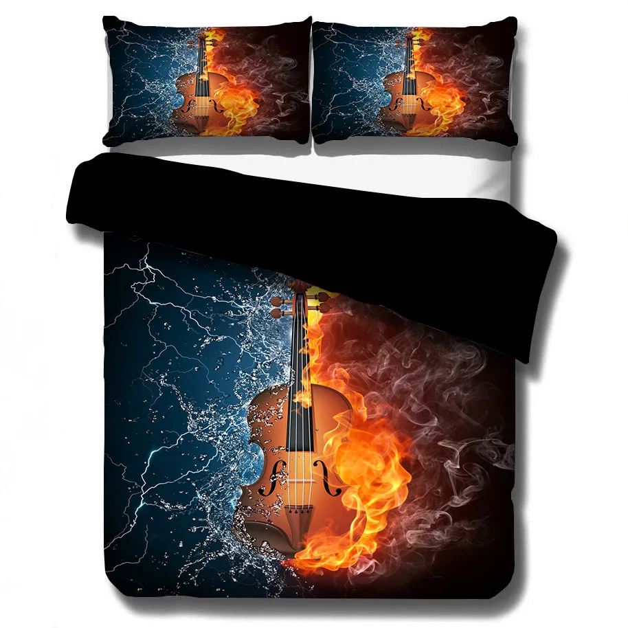 3D Printed Hot Water Fire Basketball Comforter Bedding Set Duvet Covers Home Queen King Single Size Luxury Kids Gift Boys | Дом и сад