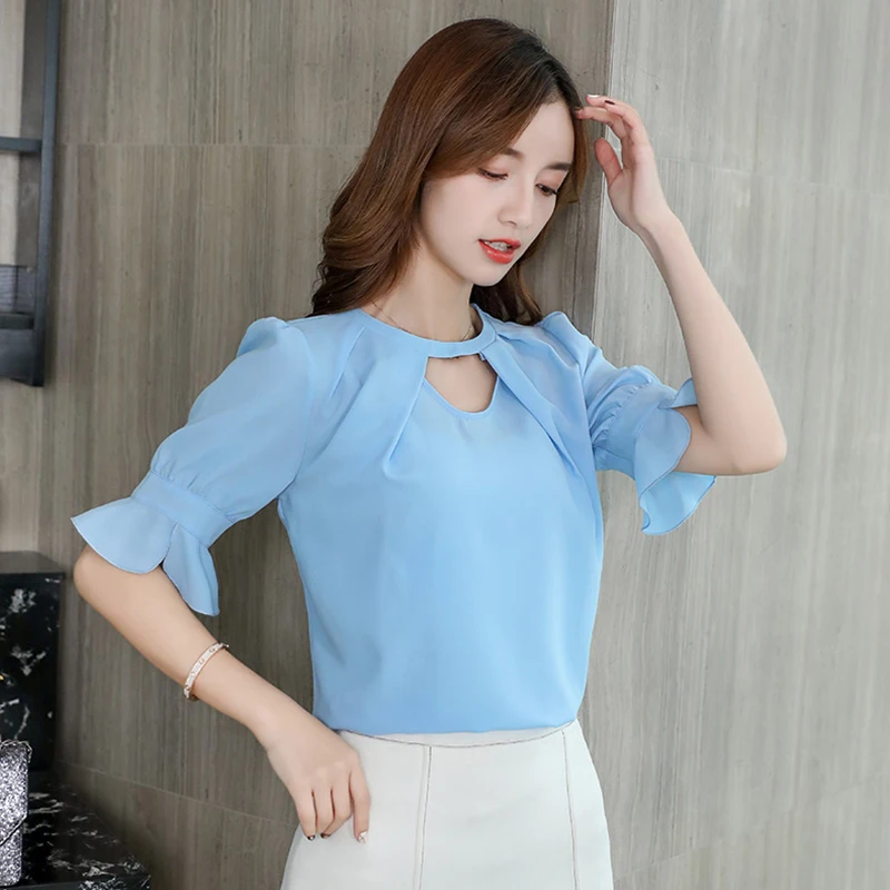 Женские рубашки в Корейском стиле простые мягкие высококачественные дышащие