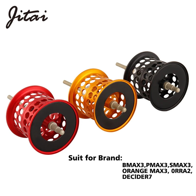 Рыболовная катушка JITAI из алюминиевого сплава для Abu BMAX3/PMAX3/SMAX3/ORANGE MAX3/0RRA2/DEClDER7 |