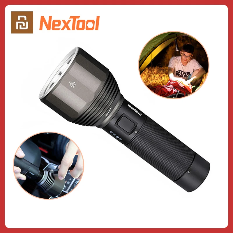 

Аккумуляторный фонарик Xiaomi NexTool IPX7, 380 лм, м, 5 режимов