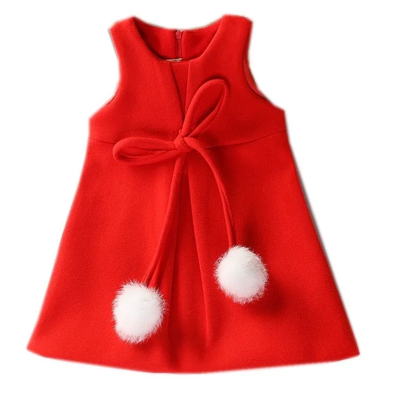Детские вечерние платья с котом для девочек зимние Бархатные однотонные без