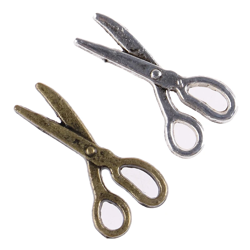 

1:12 Dollhouse Miniature Simulation Mini Metal Scissors Model Toys 1.7*0.8cm dollhouse decoration