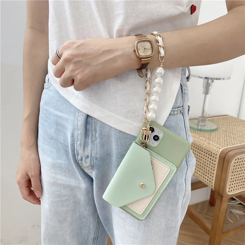 fashion pearl card package tpu soft shell phone cases protective cover for samsung galaxy a82 a72 a32 note 20 s21 s20 plus ultra free global shipping