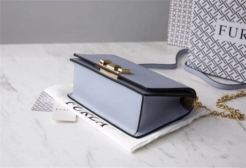 Оригинальные женские сумки FURLA, высокое качество, маленький размер, женские кожаные сумки Furla, фиолетовый цвет, размер 20 см* 8 см* 14 см