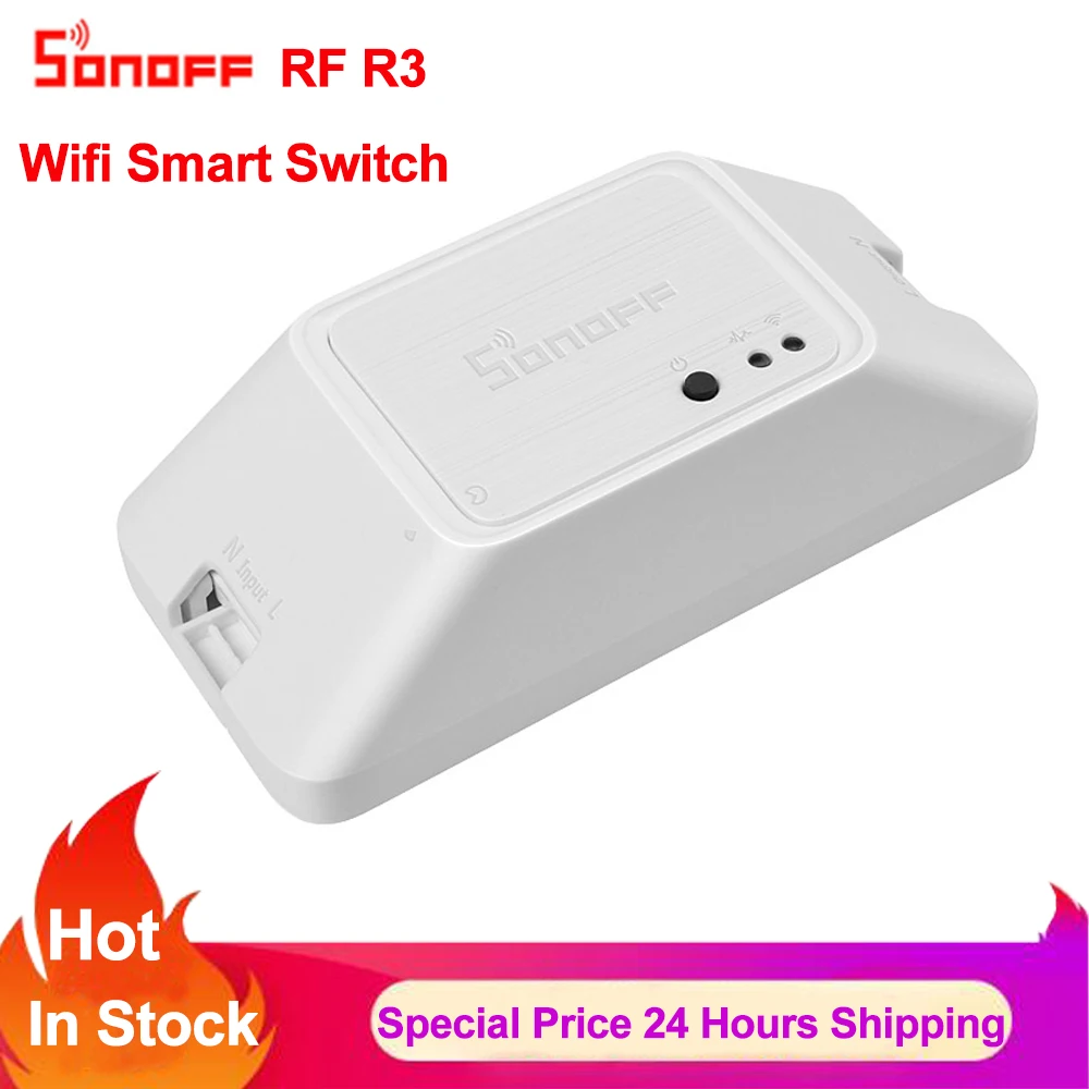 Смарт выключатель Sonoff RF R3 с поддержкой Wi Fi и таймером|Модули для умного дома| |