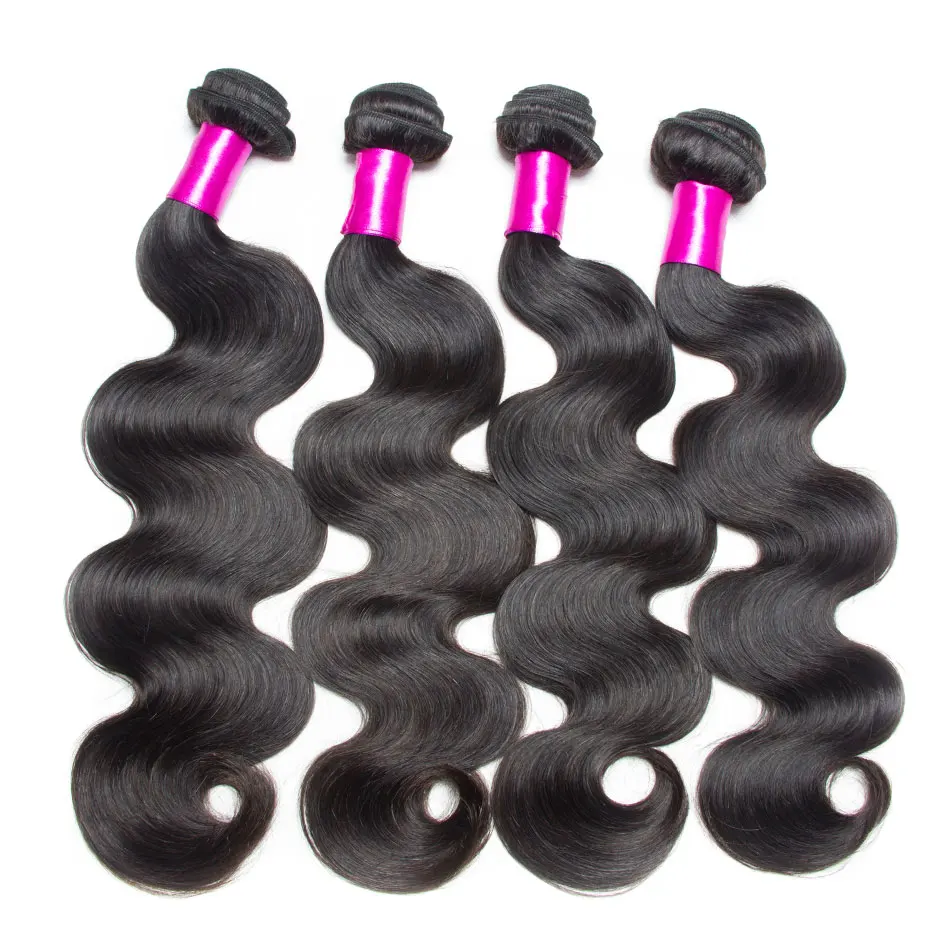 AliBele волосы малазийские объемные волнистые пучки предложения Remy человеческие