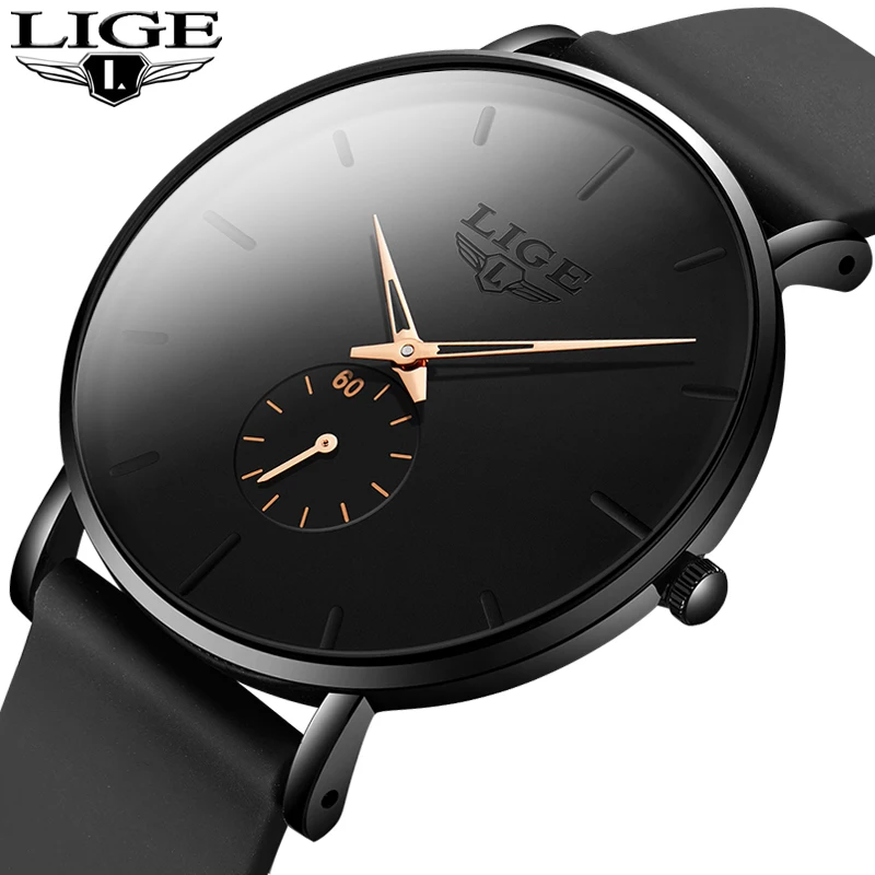 Relogio Masculino LIGE 2020 модные спортивные мужские часы брендовые Роскошные