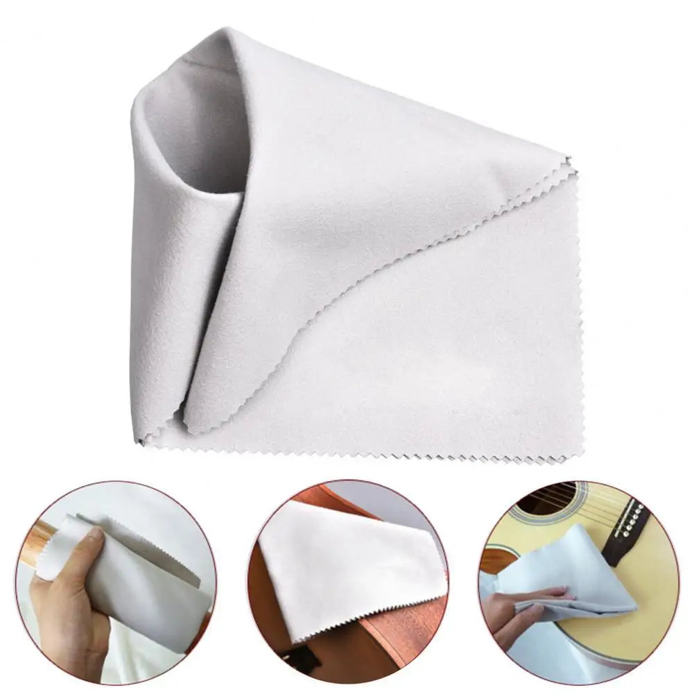 

Microfiber Piano Cleaning Cloth 20cm Universal Anti-Scratch Musical Instrument Polish Cleaning Cloth for Piano