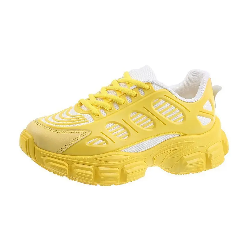 

New Sneakers Women Mesh Non-Slip Shoes Lace-Up Casual Shoes Women's Sneakers with Platform Student Sport Shoes Zapatos De Mujer