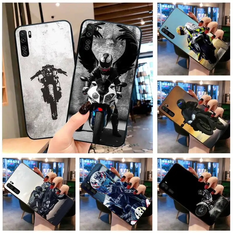Спортивный чехол для телефона Moto Cross Huawei P20 P30 P40 lite E Pro Mate 40 30 20 P Smart 2020 P10 | Мобильные