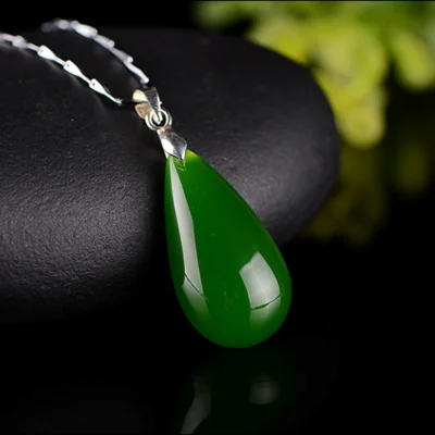Natural Genuine Hetian jadees Water Drop Pendant multi style women's necklace Amulet | Украшения и аксессуары