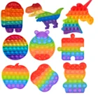 Радужная пузырьковая игрушка-антистресс для детей