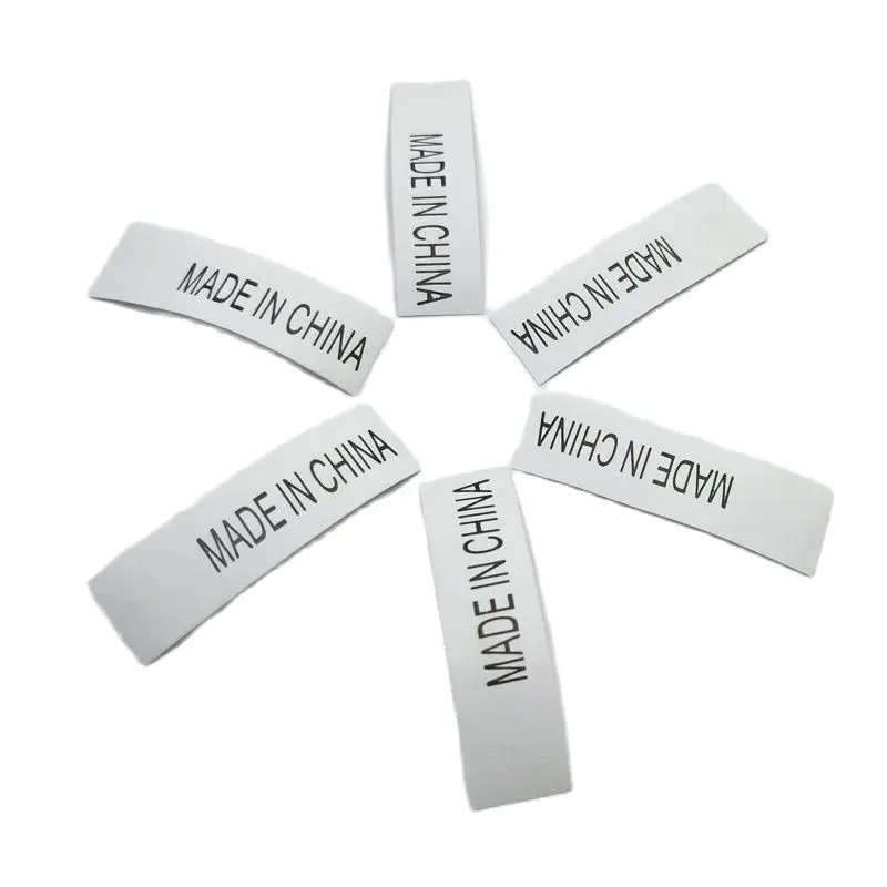 Free Shipping customized silk care label/washing label/tag printing/ satin polyester clothing washable labels | Дом и сад