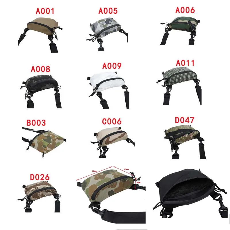 New Tactical Military Outdoor Casual Single Shoulder Bag Small Utility Pouch Hanging Bag YKK zipper TYMC3525