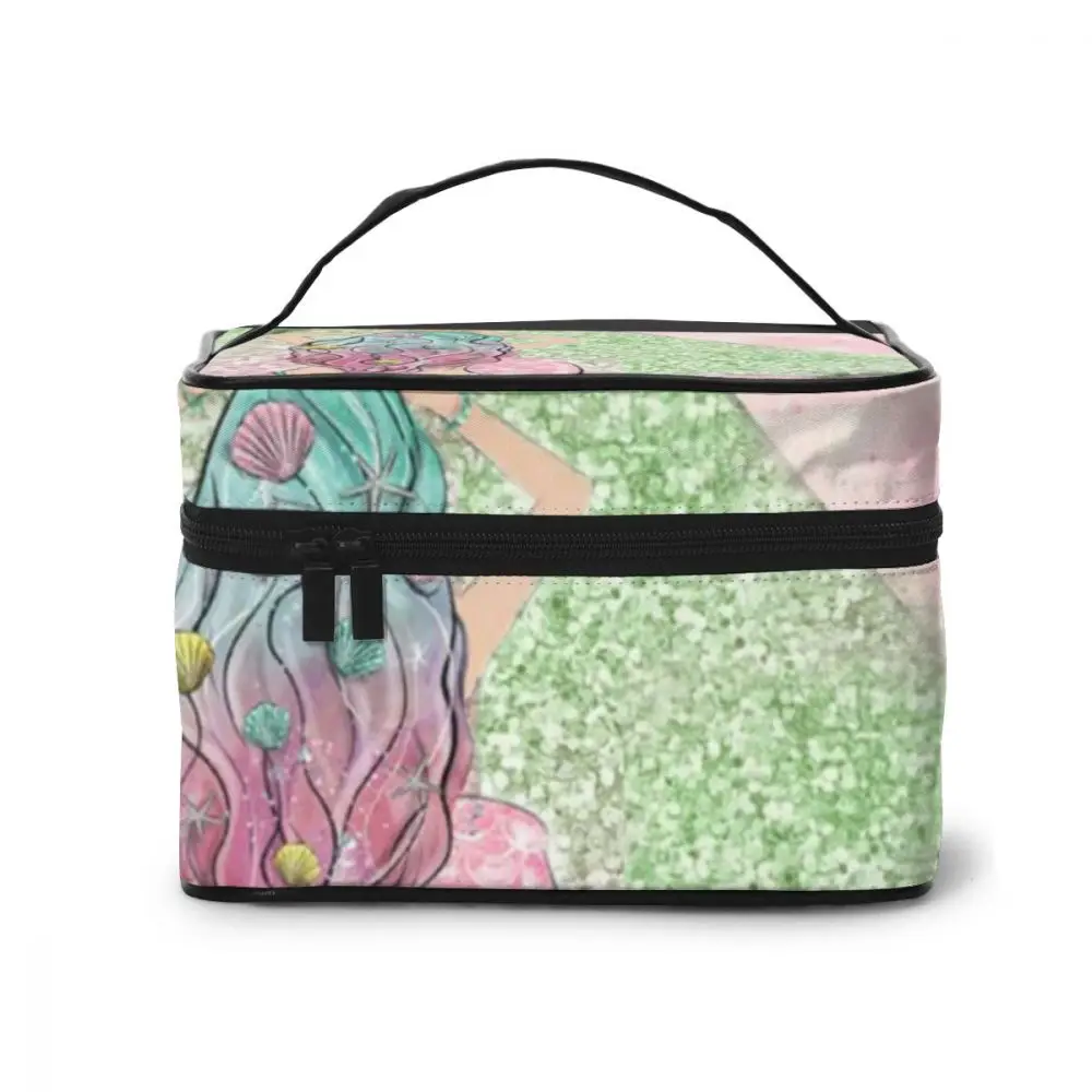 Сумка-Органайзер Женская с принтом в виде русалки | Багаж и сумки