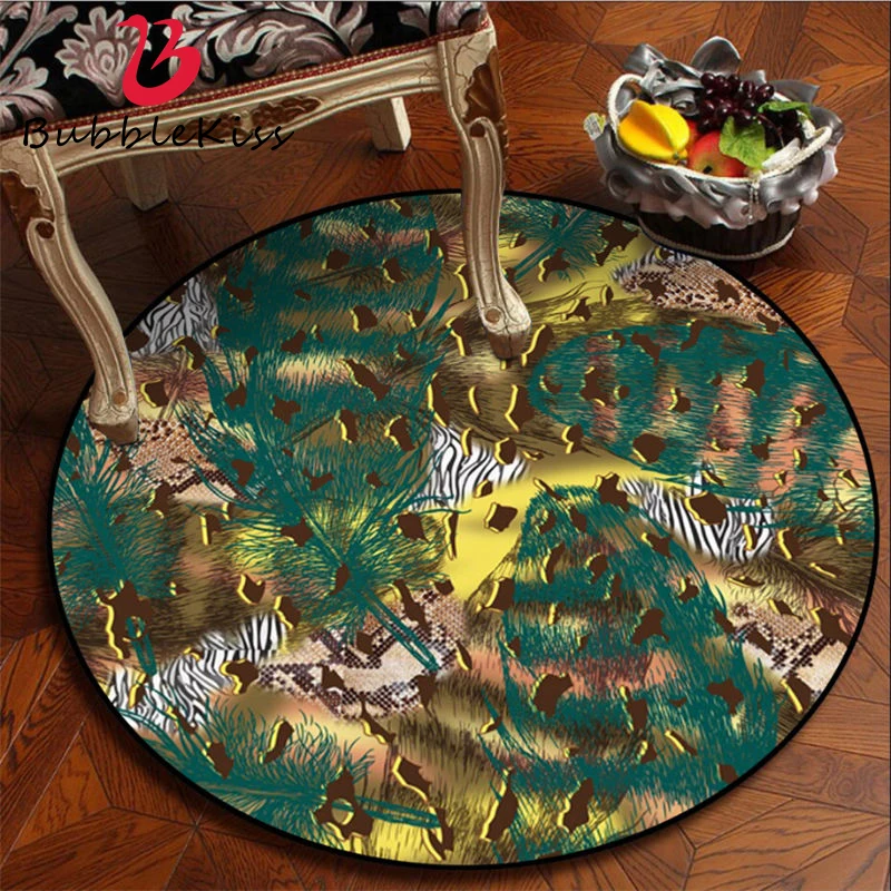 Мягкие коврики для дома гостиной художественный абстрактный Рисунок листьев