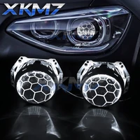 projector headlight for hella 3r g5 5 honeycomb lenses d1 d2 d3 d4 hid bi xenon 3 0 etching lens tuning accessories soccer style