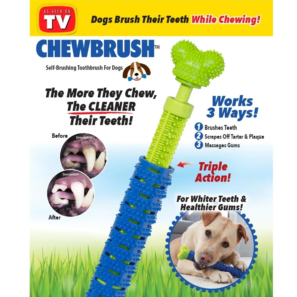 Новая горячая продажа Жевательная щетка самочистка зубная жевательные игрушки