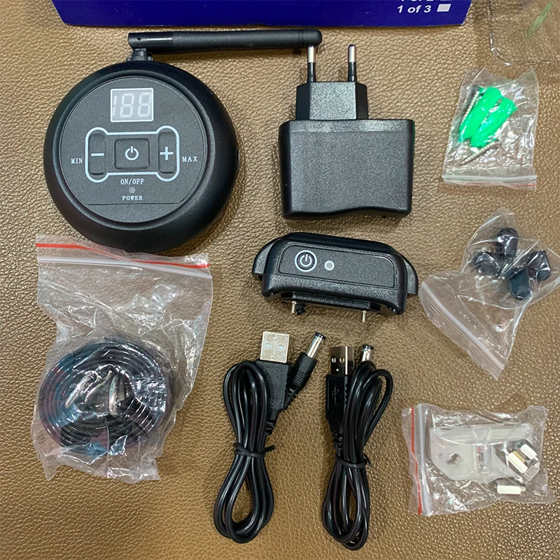 Электрический ошейник для дрессировки собак электронный забор беспроводной