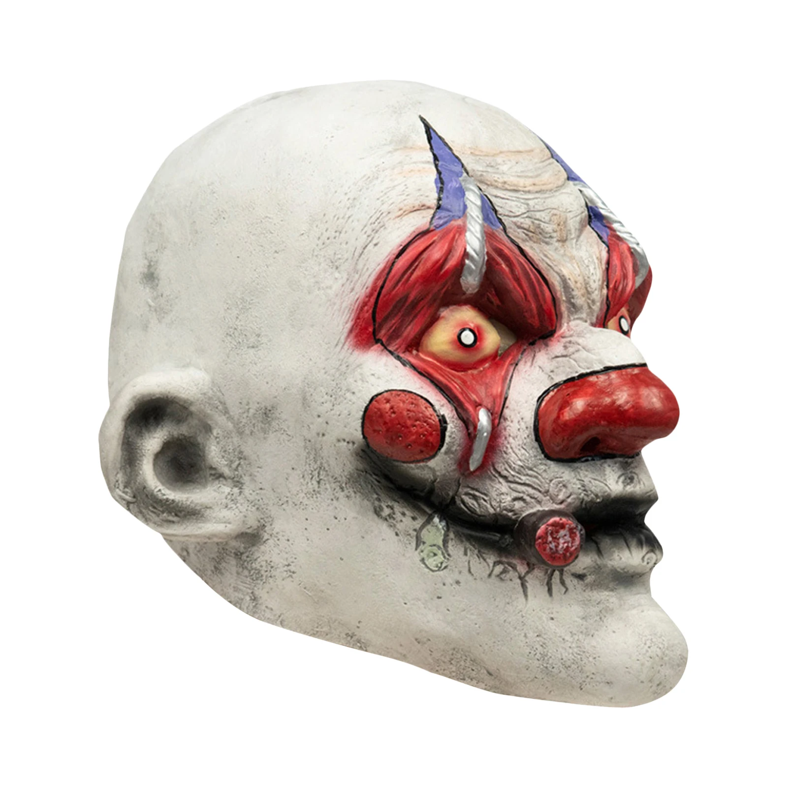 Украшение на Хэллоуин полная маска страшная клоуна реквизит для Хэллоуина